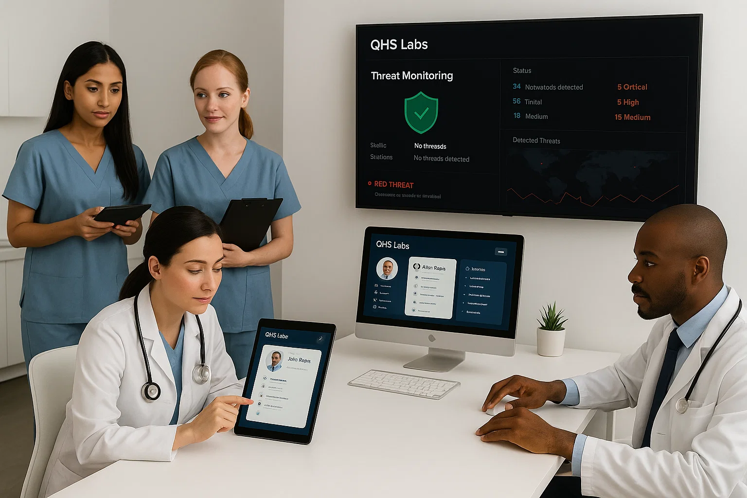 Case Study: Enhancing Security Posture for QHS Labs